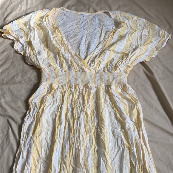 Label of Love Yellow and White Striped Dress - Picture 3 of 9